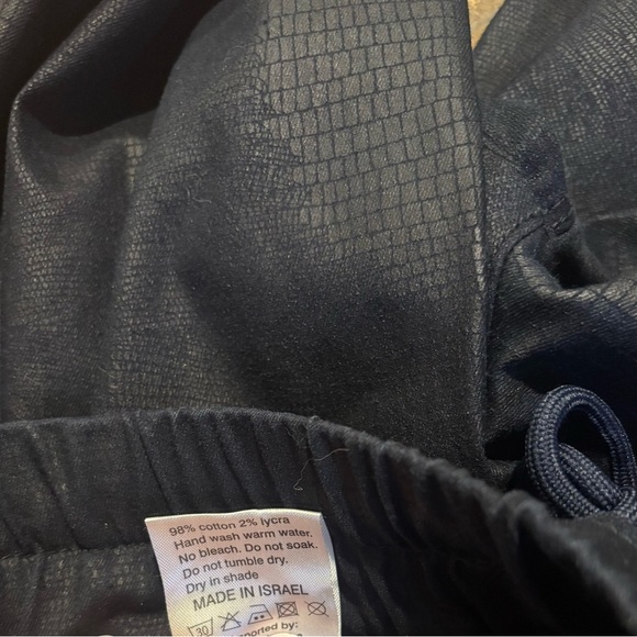 Bevy Flog Women's Elastic Drawstring Shely Pants In Snakeskin  Dark Navy 24 - Picture 9 of 14